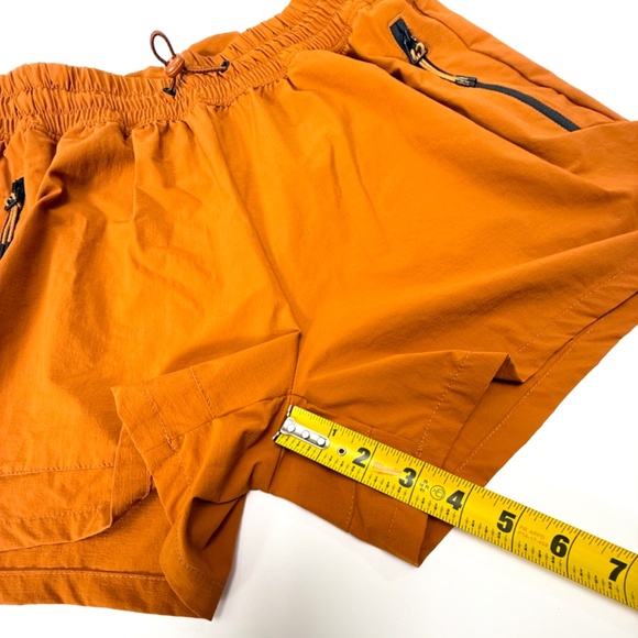 🧡 EUC Bearded Goat Orange Alpina Shorts Size M/L Water-Resistant Retail $85 ✨ - Picture 11 of 13